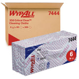 Lavete nețesute roșii WypAll X50, prelucrare alimente, curățenie profesională, 41.8 x 22.1 cm