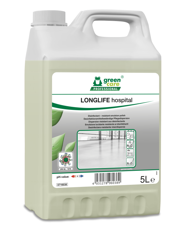 LONGLIFE hospital - Dispersie de îngrijire rezistentă la dezinfectanți 5L