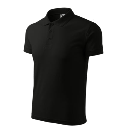 Tricou polo Malfini 203 piqué negru