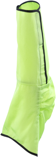 Manecute rezistente la taiere, galben fluorescent, 7.5 cm