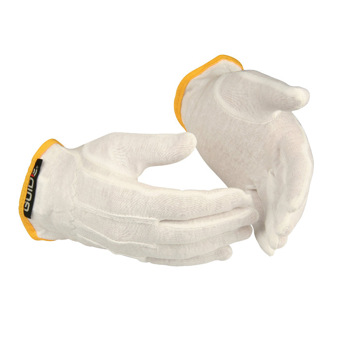 Mănuși de protecție Guide 548, albe, bumbac