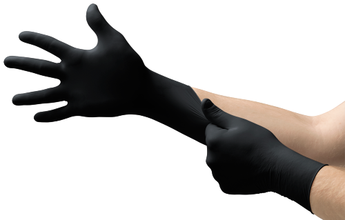 Manusi din nitril Ansell MICROFLEX MidKnight Touch 93-732 negre