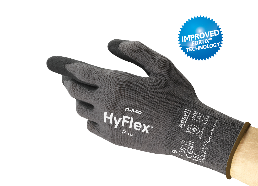 Manusi de protectie Ansell HyFlex 11-840 cu acoperire din spuma de nitril