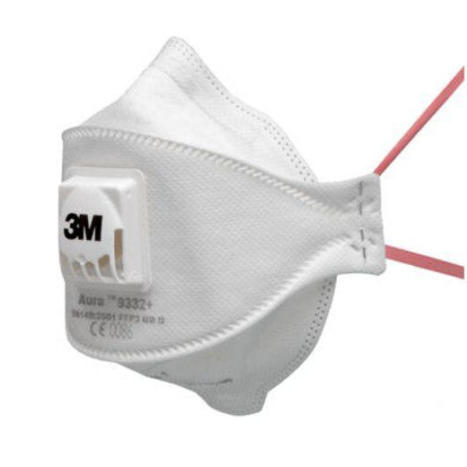 Mască de protecție respiratorie FFP3 3M Aura 9332+ cu supapă