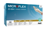 Mănuși de unică folosință Ansell MICROFLEX 63-864, Albe