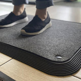 Covoraș dezinfectant pentru intrare Millenium, 60 x 90 cm cu suport și inserții textile