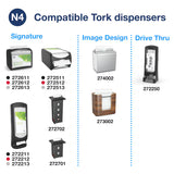 Șervețele de masă Tork Xpressnap Extra Soft N4 albe, 2 straturi,15850