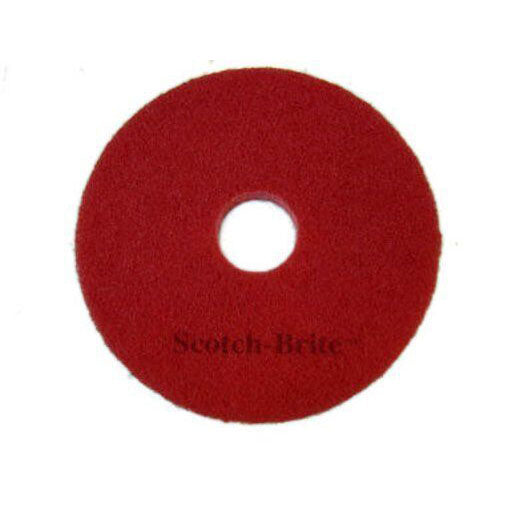 Paduri de curățare pardoseli Scotch-Brite roșii 380 mm