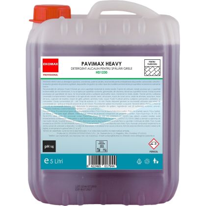Canistră Pavimax Heavy detergent alcalin 5 L pentru spălări grele