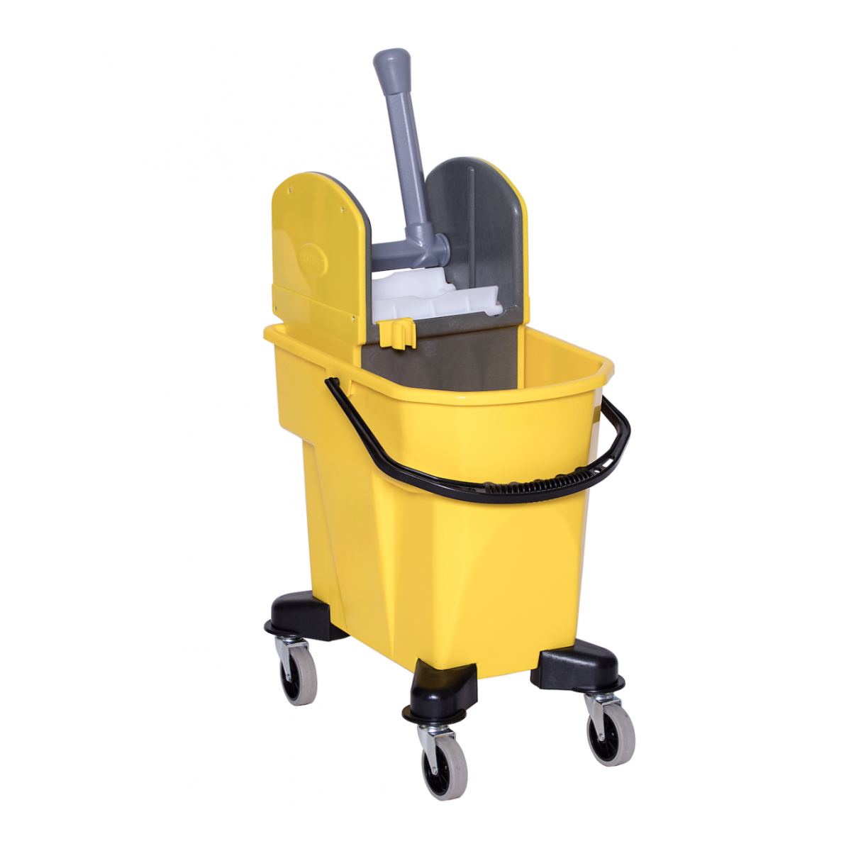 Găleată mop cu storcator, 20l, galben