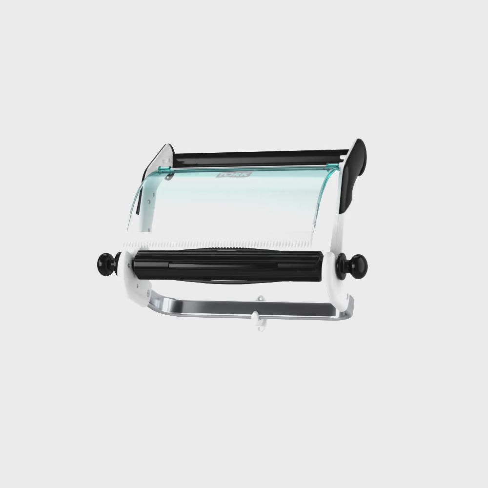 Dispenser de perete Tork Wall Stand W1 alb/turcoaz