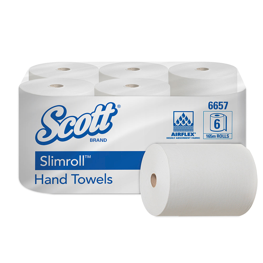 Prosoape de hârtie Kimberly-Clark Scott Slimroll 6657, 165m