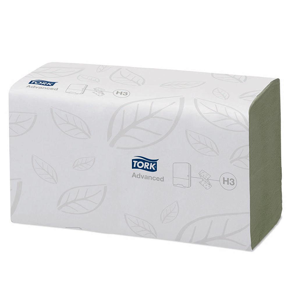Tork prosoape pentru mâini Singlefold Advanced verzi, 250 foi/pachet