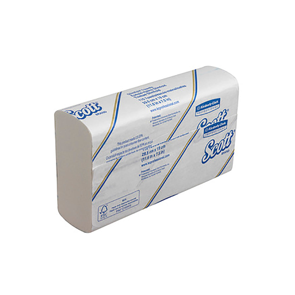 Prosoape de hârtie pliate Kimberly-Clark Scott Slimfold 5856, 147 foi/pachet