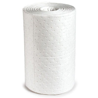 Material absorbant tip rolă, pentru scurgeri de ulei, 50cm x 40m, din polipropilenă laminată