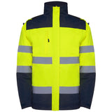 Parka Roly HV9304 navy/fluor yellow high-vis