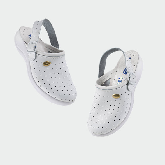 Saboți medicali Bwell STRAP Alb