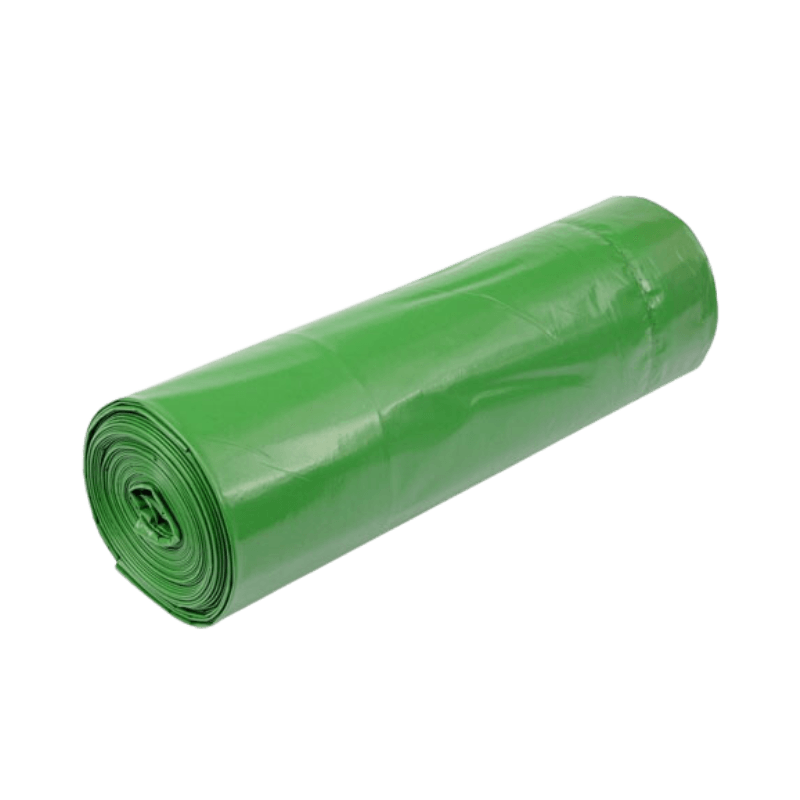 Saci menajeri rezistenți verzi 120L 10 buc/ rolă