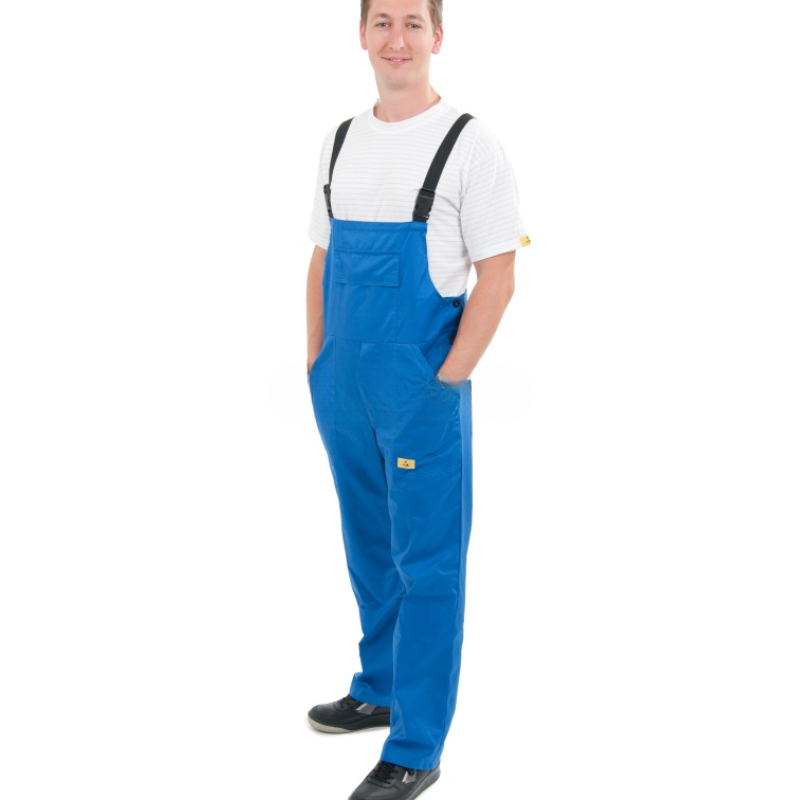 Pantaloni cu pieptar ESD, unisex