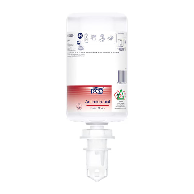 Sapun spuma antimicrobian Tork S4 520800 1 L