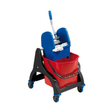 Set găleată profesională Haug cu presă pentru mop disponibil la Bunzl Romania