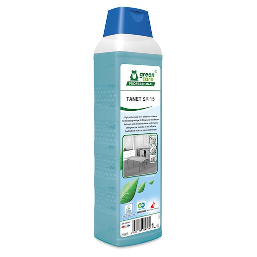 TANET SR 15 - Detergent EcoLabel de înaltă performanță pentru pardoseli și suprafețe 1000ml