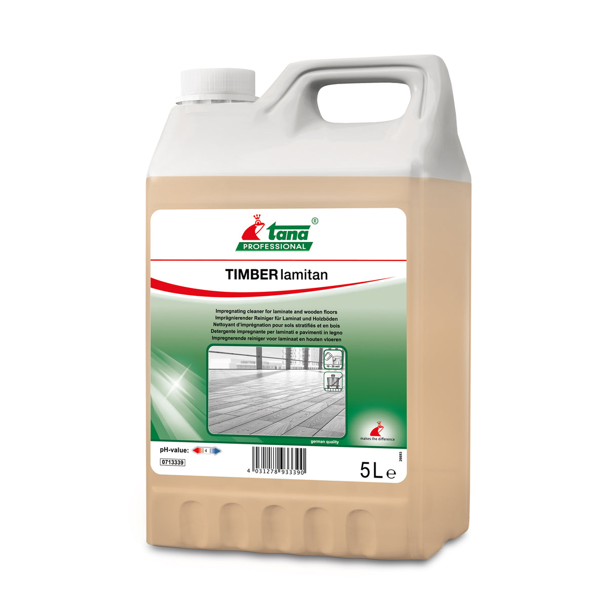 TIMBER lamitan - Detergent de impregnare pentru pardoseli laminate și din lemn 5L