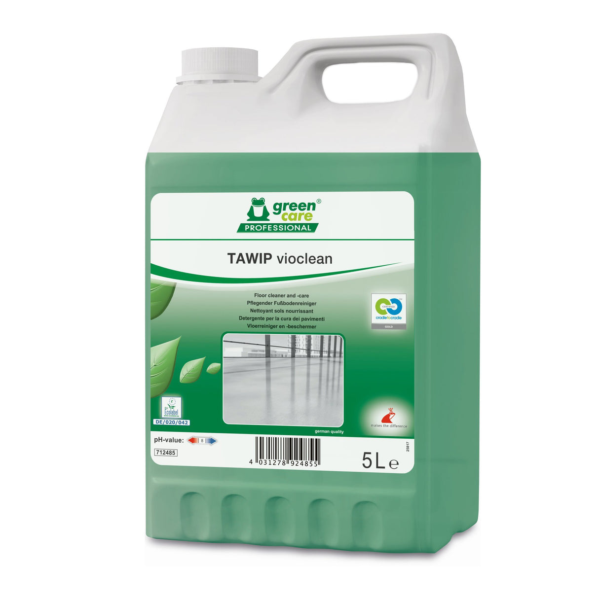 TAWIP vioclean - Detergent EcoLabel de întreținere pentru podele 5L