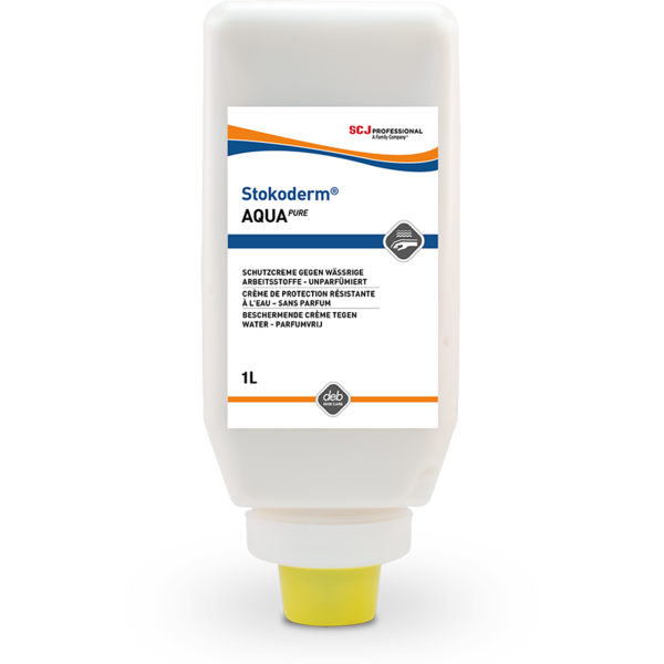 Cremă profesională pentru mâini pe bază de apă Stokoderm AQUA PURE 1000ml