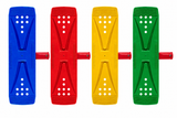 Suport Mop cu velcro, verde