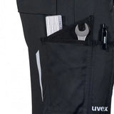 Pantaloni de lucru uvex syneXXo light, negri