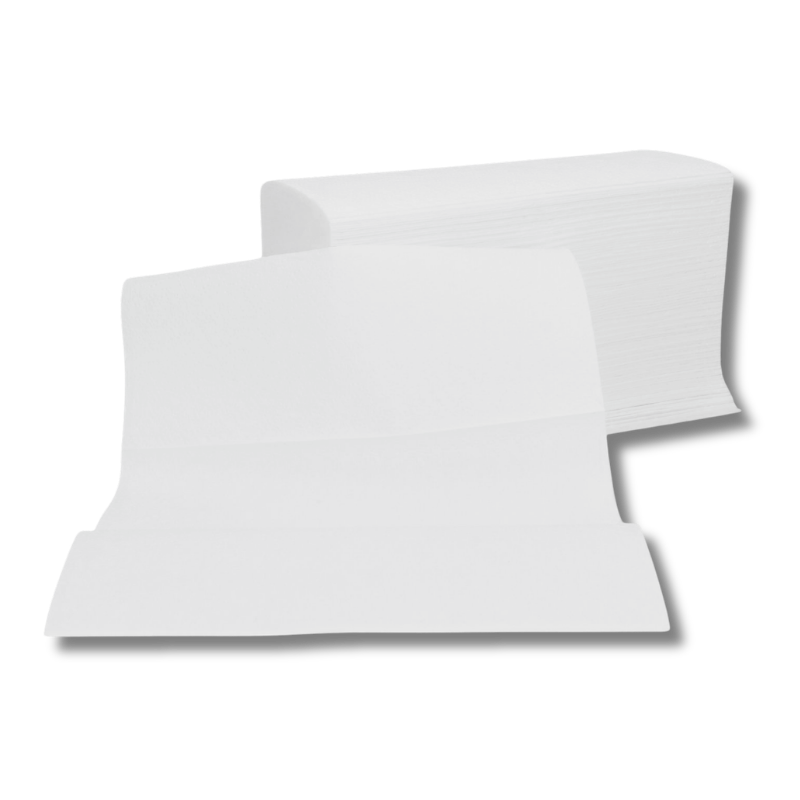 Prosoape hârtie pliate Z-Fold 2 straturi Techline pentru dispensere profesionale