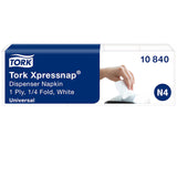 Șervețele Tork Xpressnap N4 albe, pachet cu 1125 bucăți
