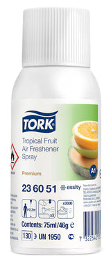 Tork spray odorizant, cu aromă de fructe tropicale 75ml