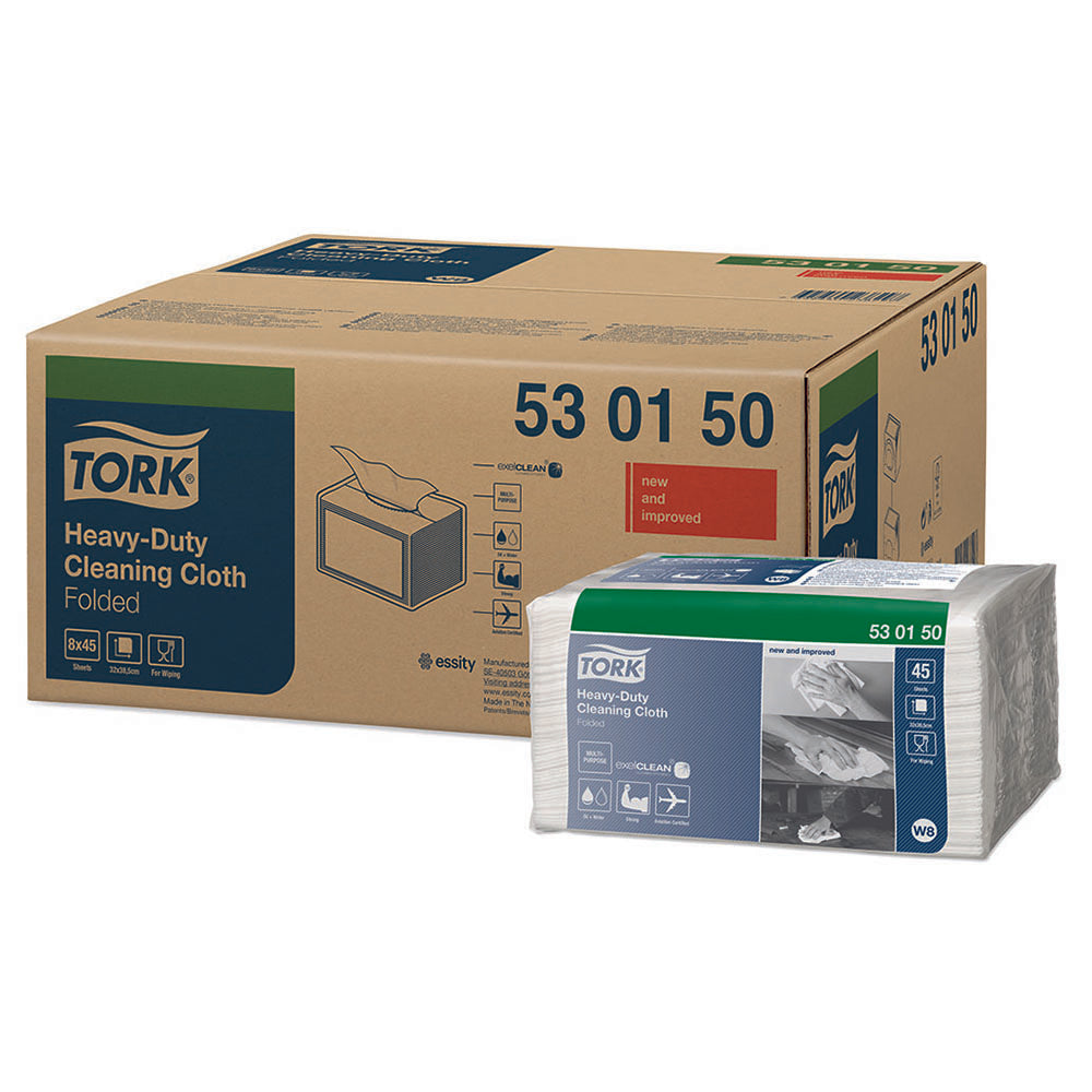 Lavete pentru curățare Tork ultra-rezistente, 45 bucăți/pachet