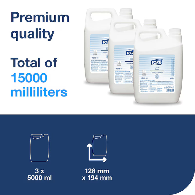 Săpun lichid Tork cu parfum ușor 400505, 5L