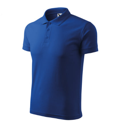 Tricou polo Malfini 203 piqué albastru royal