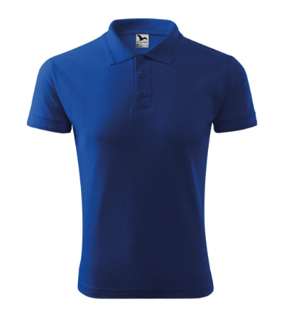 Tricou polo Malfini 203 piqué albastru royal