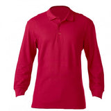 Tricou Polo cu mânecă lungă Gildan GI85900 PREMIUM Bărbați Roșu