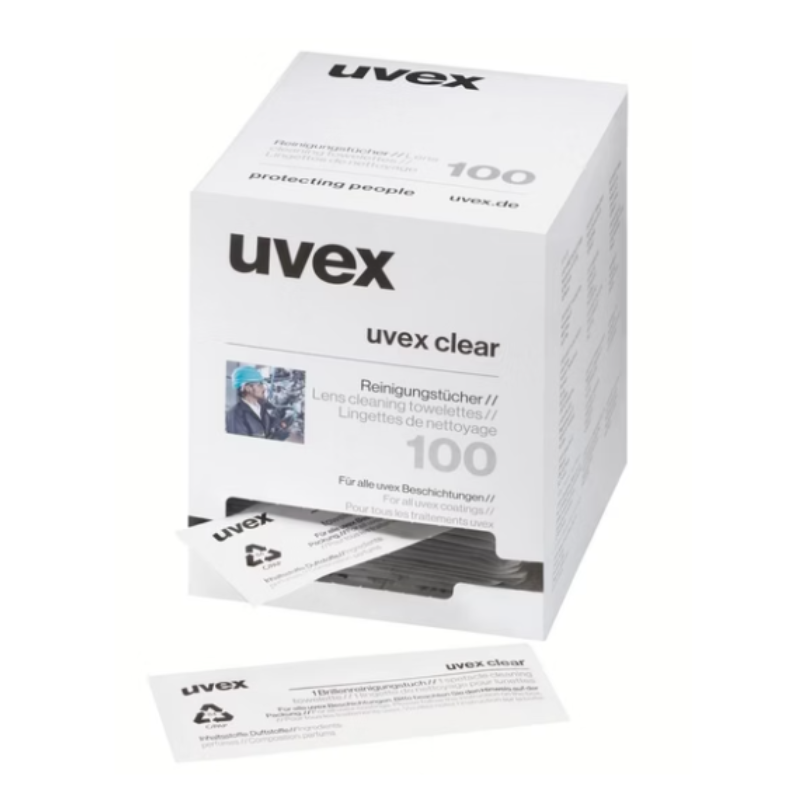 Şerveţele umede Uvex 9963005 pentru lentile de protecţie