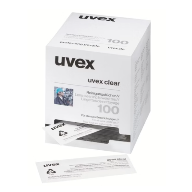 Şerveţele umede Uvex 9963005 pentru lentile de protecţie