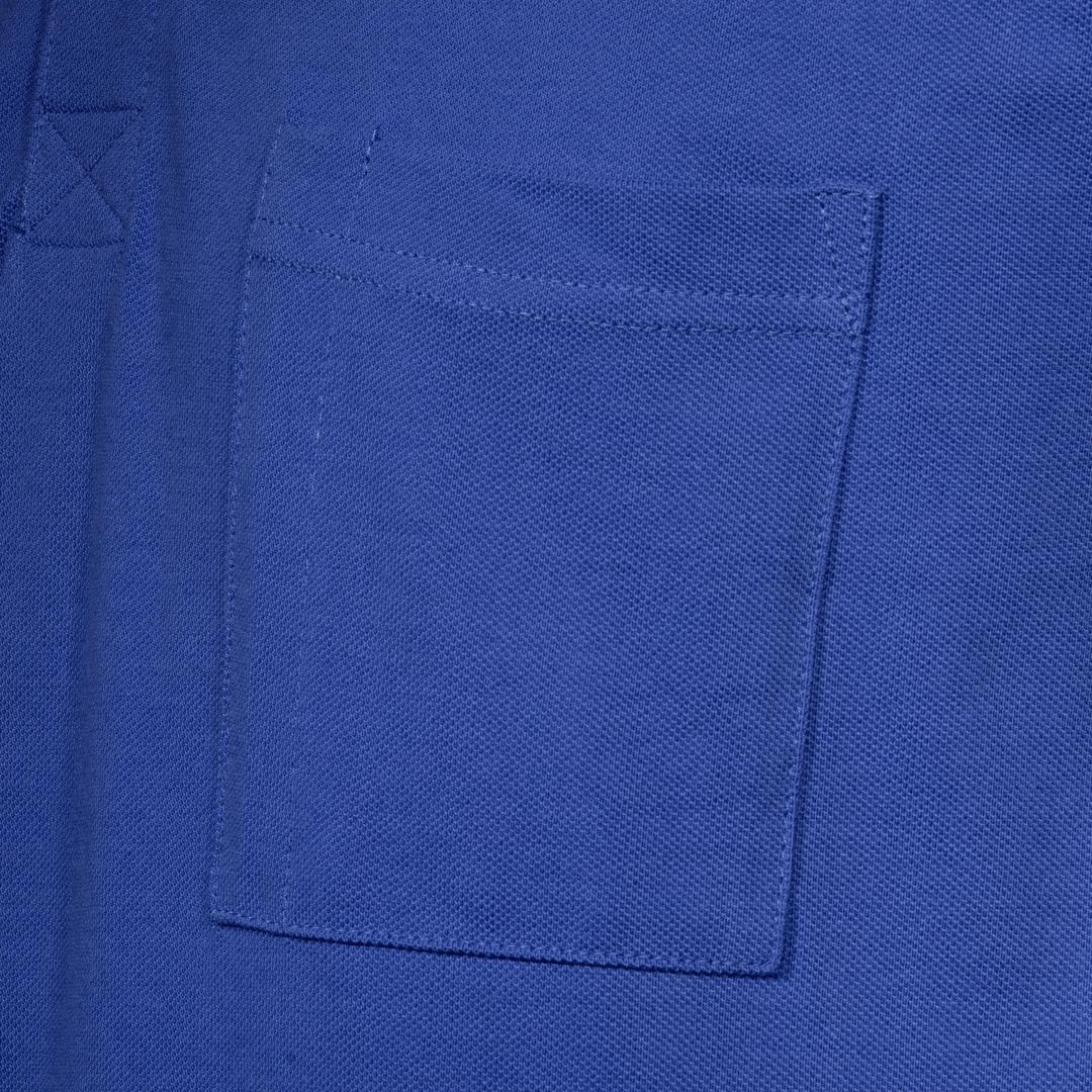 Tricou polo uvex Basic 88169, albastru, 100% bumbac
