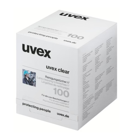 Uvex 9963005 wet cleaning wipes individually wrapped