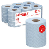 Lavete industriale Kimberly-Clark WypAll L10 6223, derulare centrală, 430 porții/rolă