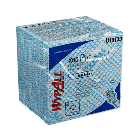 Lavete industriale Kimberly-Clark WypAll X80 Plus Critical Clean 19139 disponibile la Bunzl Romania