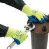 Manusi Powerflex - Pentru Temperaturi Scazute, Albastru-Galben