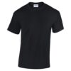 Tricou negru, maneca scurta, la baza gatului