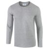 Tricou Softstyle, maneca lunga, culoare RS sport grey