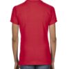 Tricou Polo Gildan dama, rosu, maneca scurta, marimi S-2XL