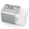 Dispenser servetele de masa Tork Xpressnap Snack, N10, aluminiu